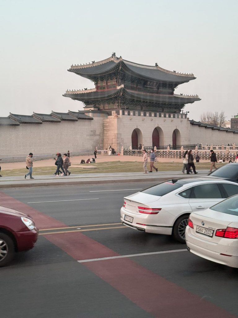 Chegada à Coreia do Sul